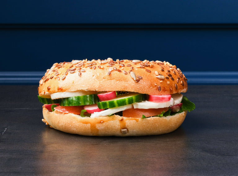 Bagel Chèvre Concombre