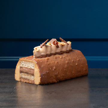 Bûche praliné noisette