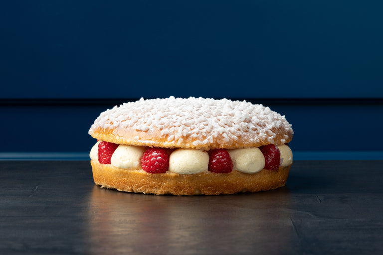 Galette Tropézienne Vanille-Framboise
