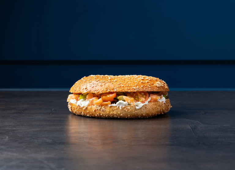 Bagel Saumon Tzatziki - Maison Bécam