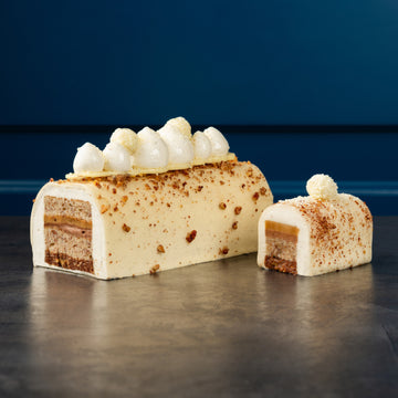 Bûche Vanille Pécan Caramel