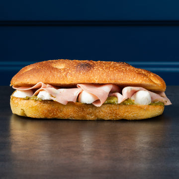 Focaccia Mortadelle Pistache