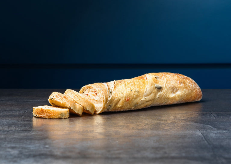 Ciabatta tomates olives