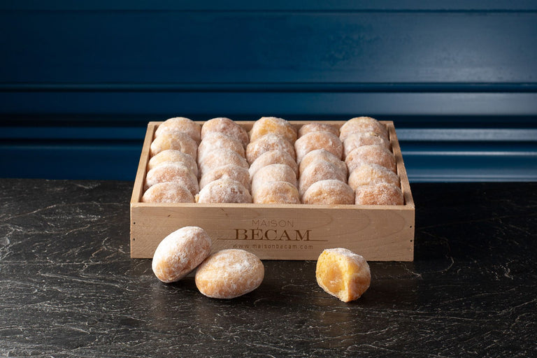 Plateau de 25 Mini-Beignets pomme ou chocolat