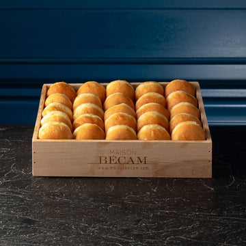 Plateau de 25 Mini-Beignets pomme ou chocolat