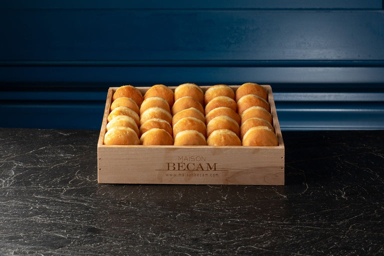 Plateau de 25 Mini-Beignets pomme ou chocolat